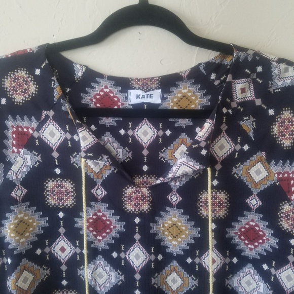 Italian Boutique Brand - KATE - Aztec Printed Shift Dress - Picture 3 of 8